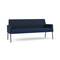 Lesro Mystic Lounge Reception Sofa, Charcoal, RF Blueberry Back, MD Ink Seat, RF Blueberry Arm Panels ML1601 - alternate 1